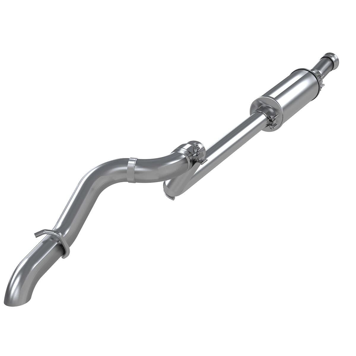 Jeep JL Cat Back Exhaust System Single Rear Exit Armor Pro Series For 18-24 Wrangler JL 2/4 Door MBRP