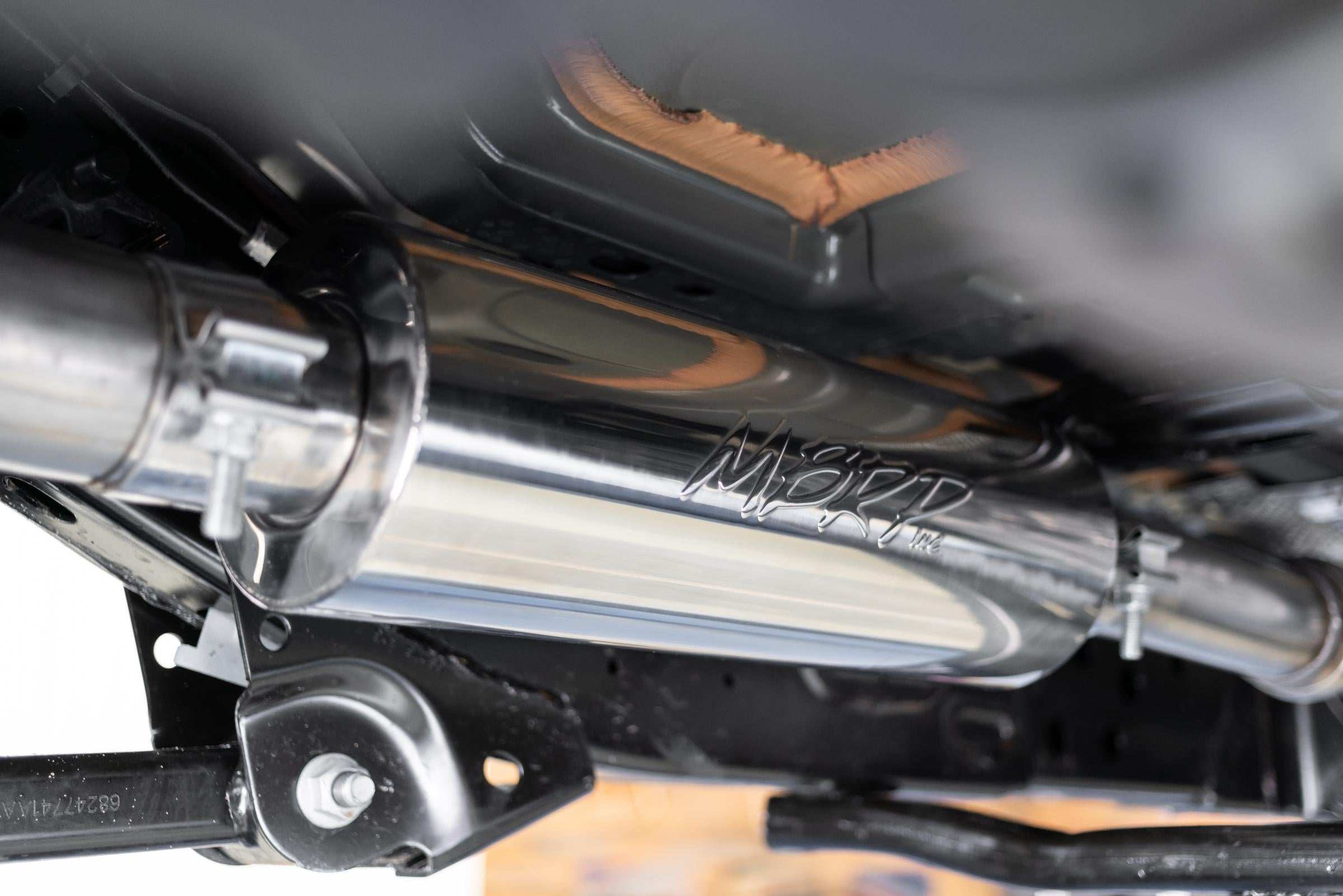 Jeep JL Cat Back Exhaust System Single Rear Exit Armor Pro Series For 18-Up Wrangler JL 2/4 Door MBRP