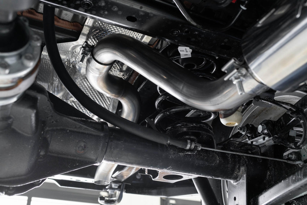 Jeep JL Cat Back Exhaust System Single Rear Exit Armor Pro Series For 18-Up Wrangler JL 2/4 Door MBRP