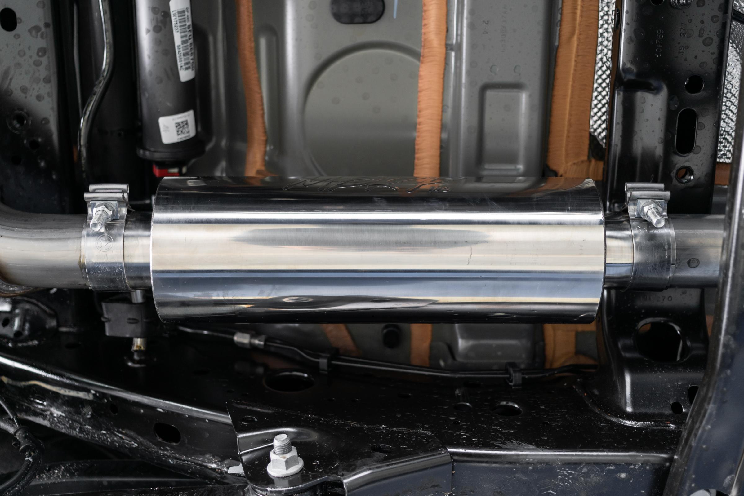 Jeep JL Cat Back Exhaust System Single Rear Exit Armor Pro Series For 18-24 Wrangler JL 2/4 Door MBRP