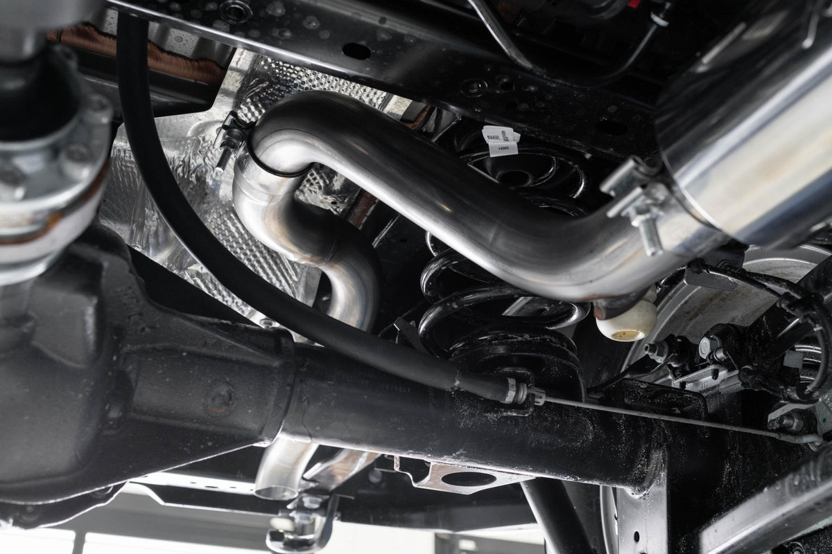 Jeep Cat Back Exhaust System Single Rear Exit Armor Lite Series For 18-Up Wrangler JL 2/4 Door 2.0L, 3.6L MBRP