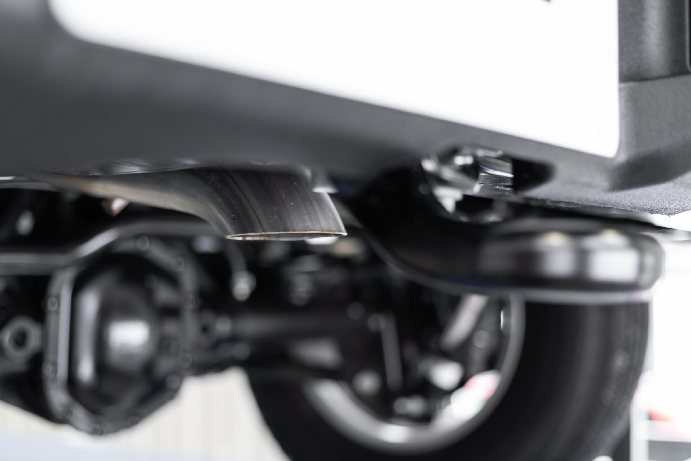 Jeep Cat Back Exhaust System Single Rear Exit Armor Lite Series For 18-Up Wrangler JL 2/4 Door 2.0L, 3.6L MBRP