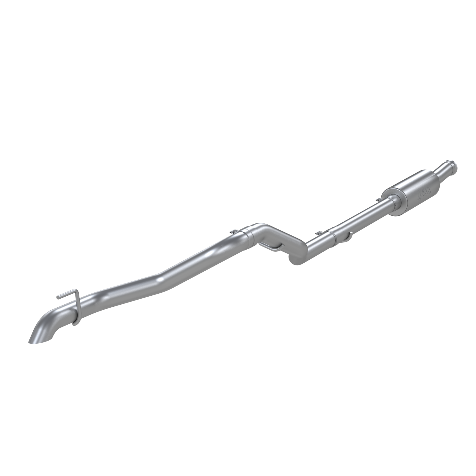 Jeep 2.5 Inch Cat Back Exhaust System Off-Road Single Rear Exit Armor Pro Series For 20-Up Jeep Gladiator 3.6L MBRP