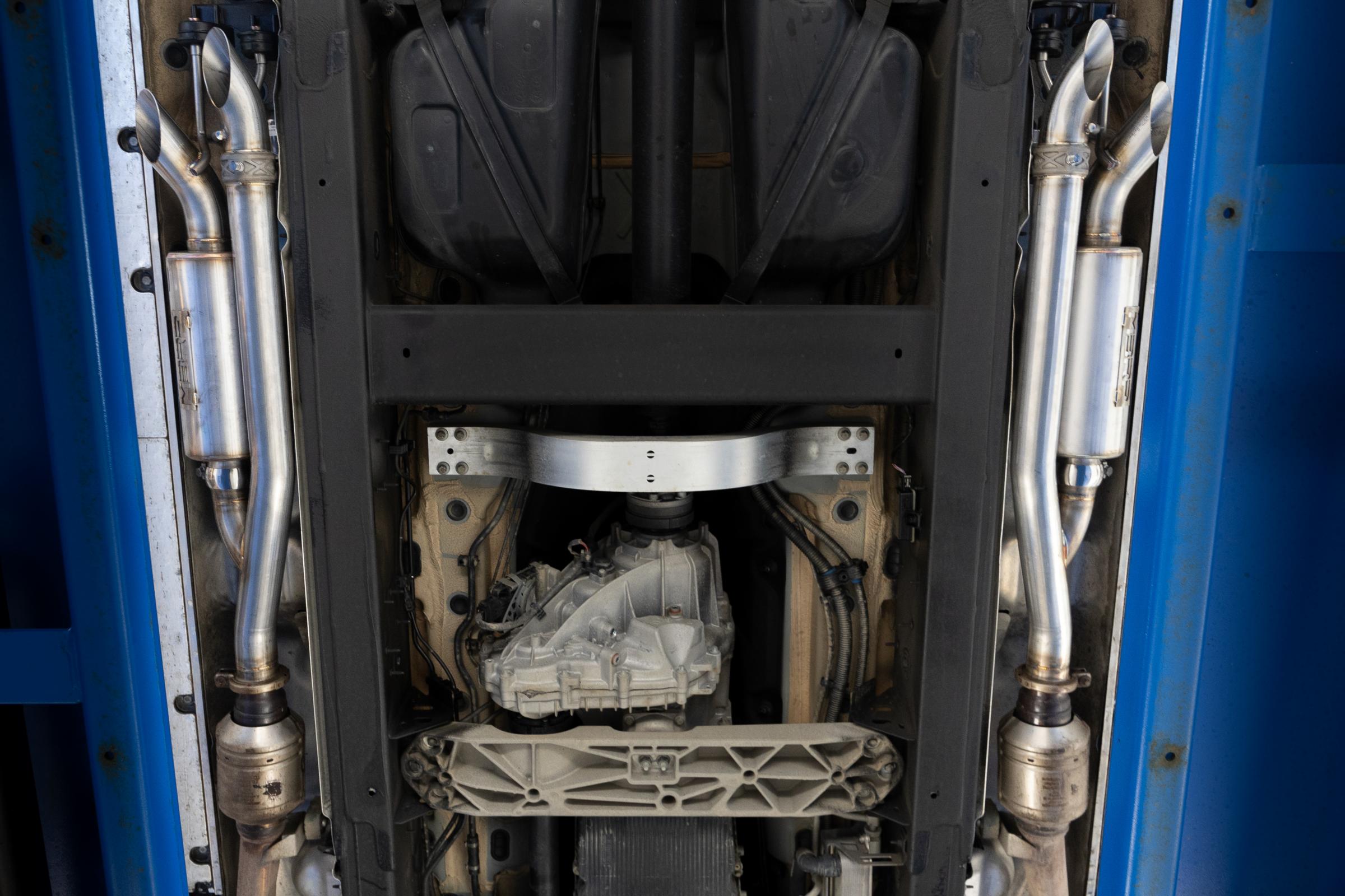 2019-Up Mercedes-Benz G63 4.0TT V8 Armor Pro T304SS 2.5 Inch Pre-Axle Cat-Back, Dual Split Side, Quad Outlet, Active Profile MBRP