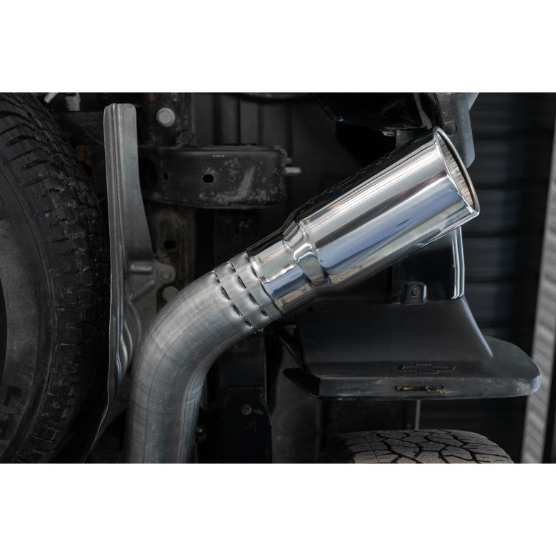 20-23 Chevy/GMC 2500/3500 Armor Lite Series Aluminized Steel 4 Inch Filter Back Single Side Exit Exhaust System MBRP
