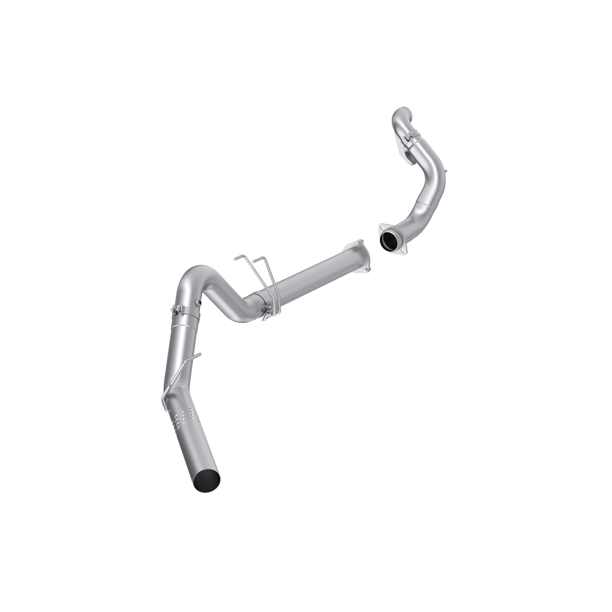15-16 Ford F-250/ F-350/ F-450, 6.7L, CC/SC, Armor Lite 4-Inch Filter Back Single Side Exit with Downpipe MBRP