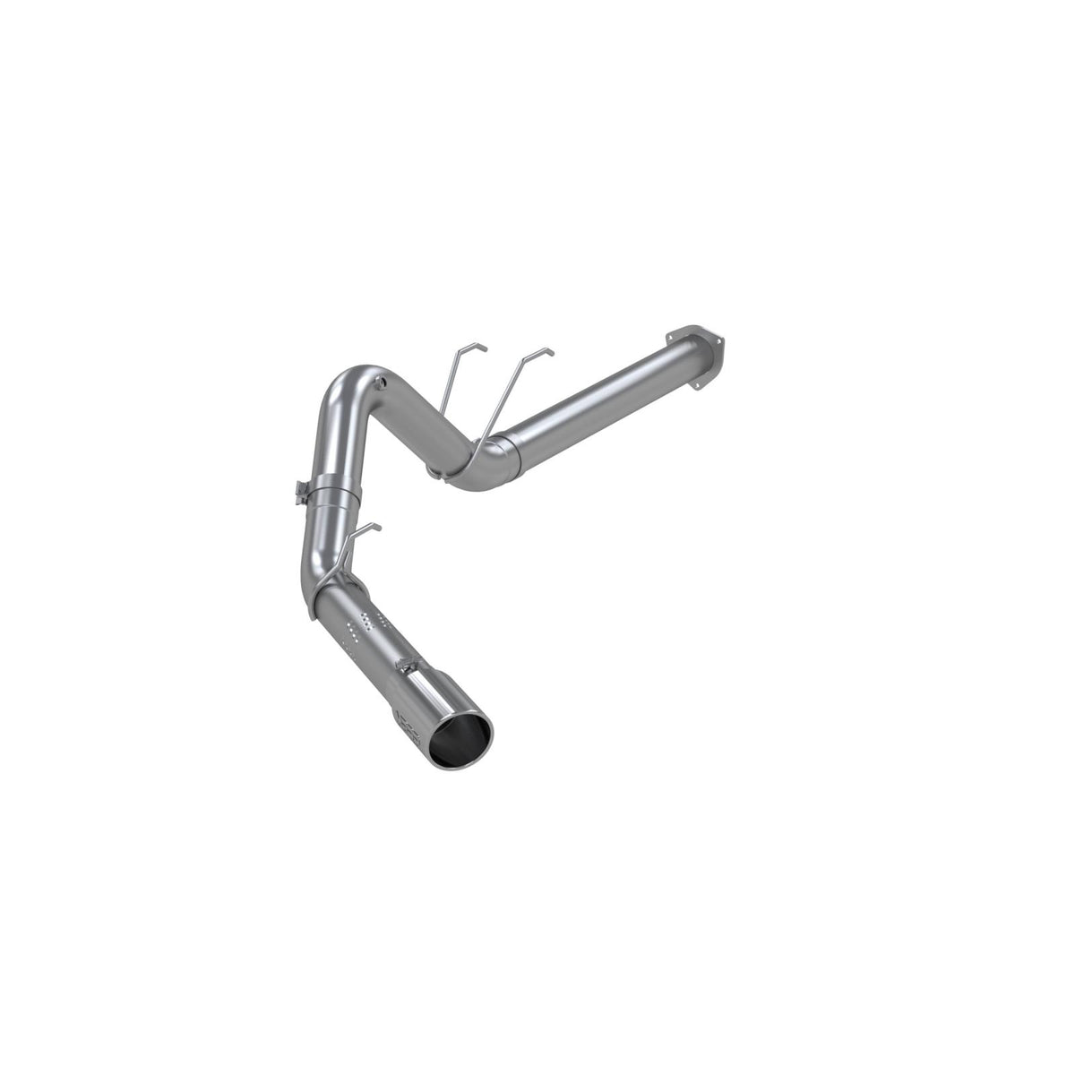 4 Inch Filter Back Single Exhaust Pipe Aluminized Steel For 17-Up Ford F-250/350/450 6.7L MBRP