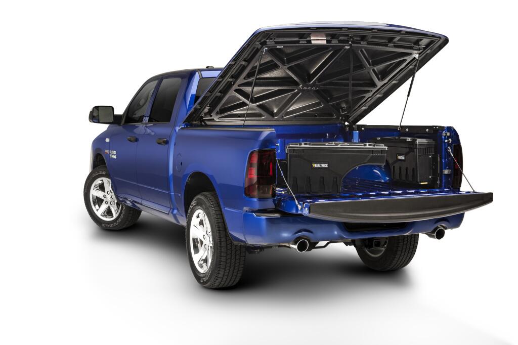 Truck Bed Storage Box Swing Case 1999-2016 Ford F-250/350 Drivers Side Black Smooth Will Not Fit 2013-2016 Models With Factory Tow Package Will Not Work With Flex Series Covers UnderCover