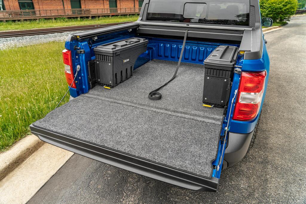 Truck Bed Storage Box Swing Case 2022-2026 Ford Maverick Passenger Side Black Smooth UnderCover