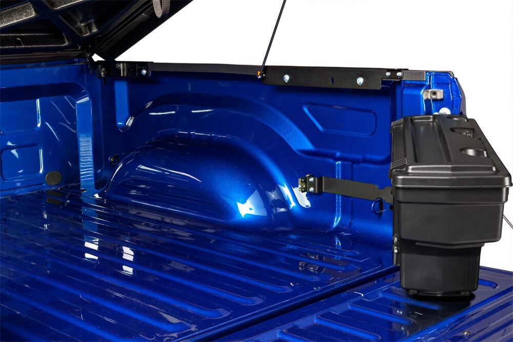 Truck Bed Storage Box SwingCase 2024-2025 Ford Ranger Passenger Side Black Smooth UnderCover