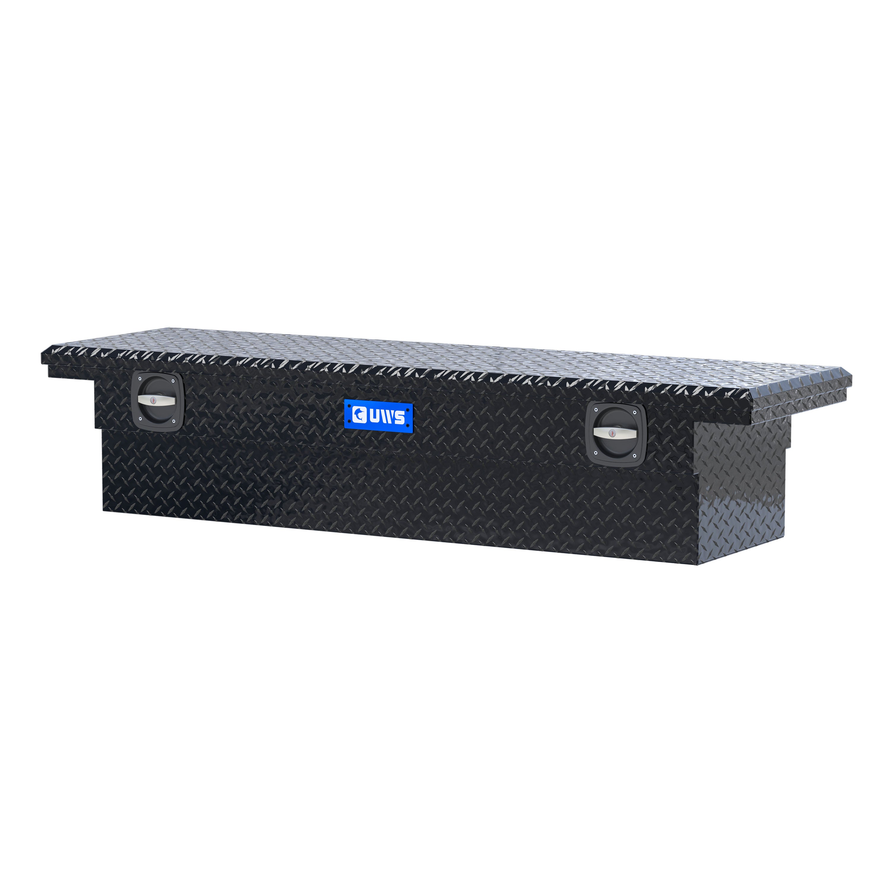 UWS SL-69-LP-BLK Gloss Black 69" Secure Lock Truck Tool Box, Low Profile (LTL Shipping Only)