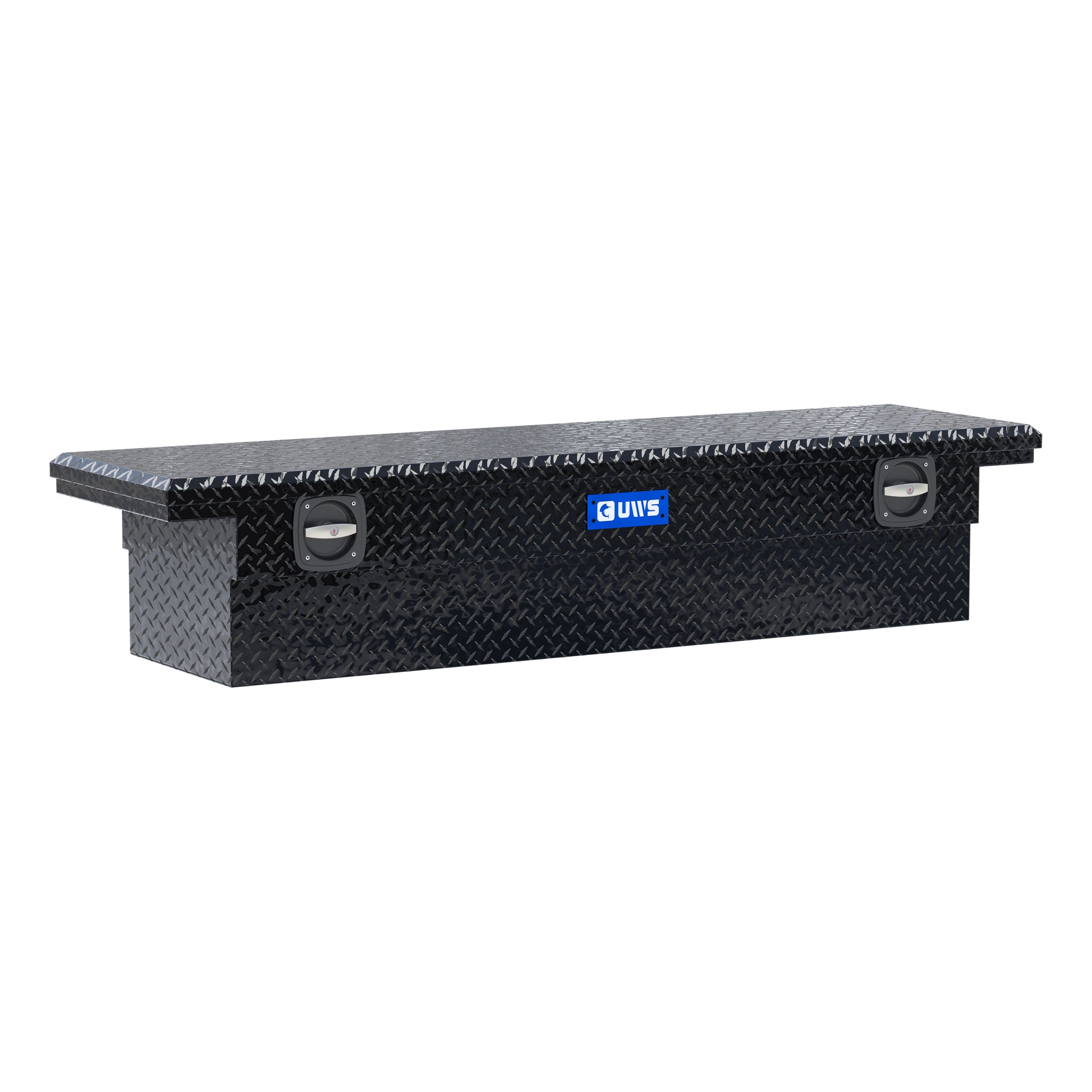 UWS SL-72-LP-BLK Gloss Black 72" Secure Lock Truck Tool Box, Low Profile (LTL Shipping Only)