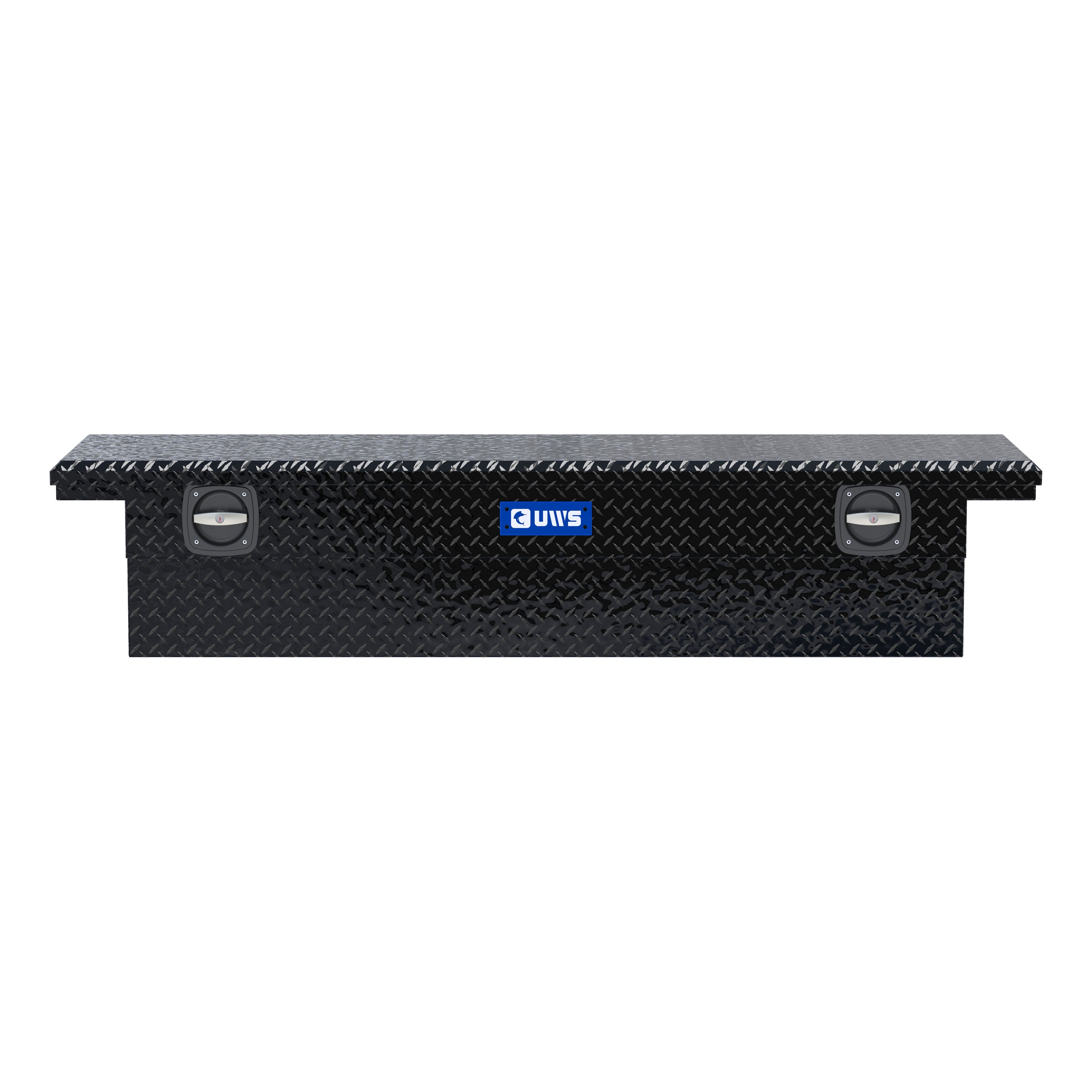 UWS SL-72-LP-BLK Gloss Black 72" Secure Lock Truck Tool Box, Low Profile (LTL Shipping Only)