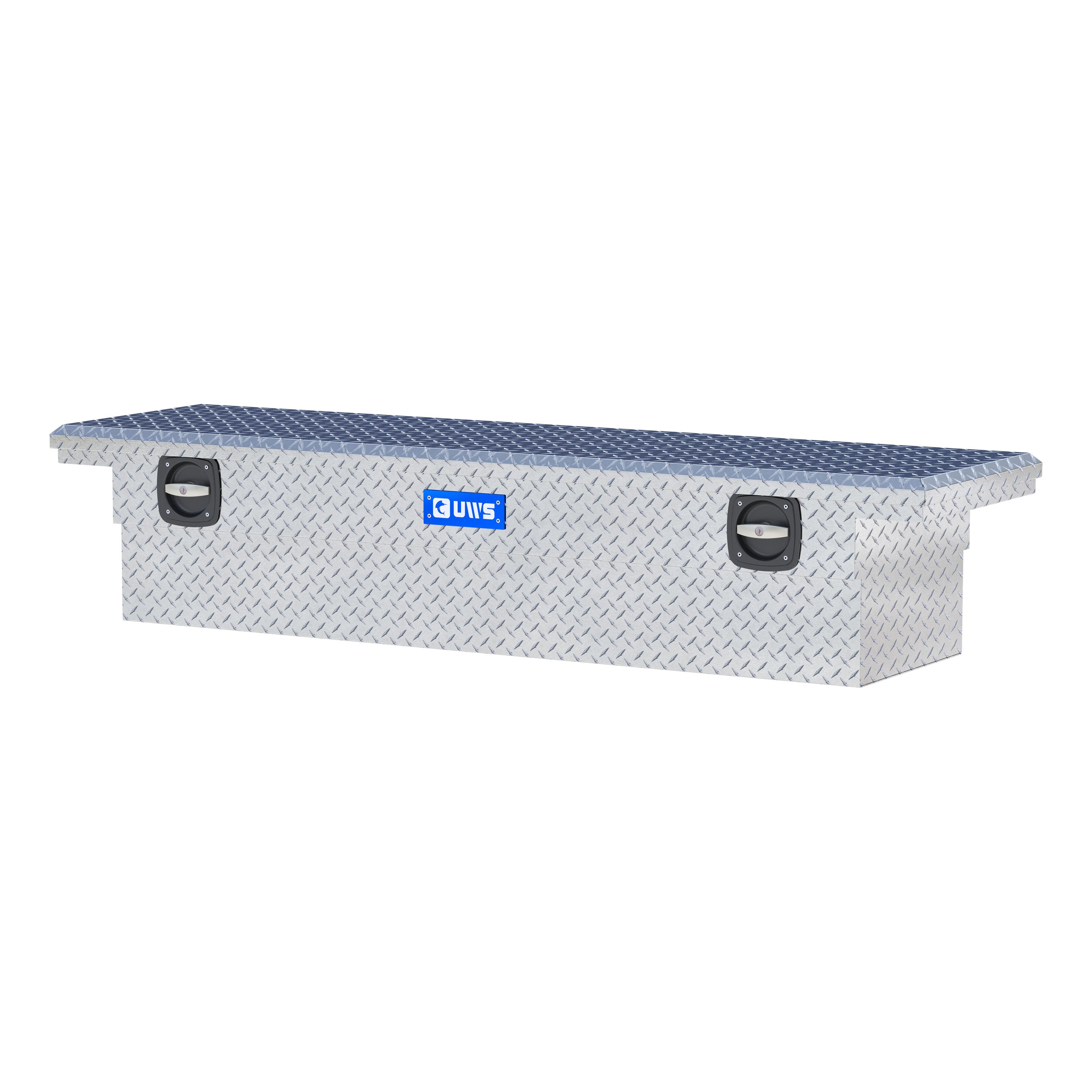 UWS SL-72-LP Bright Aluminum 72" Secure Lock Truck Tool Box, Low Profile (LTL Shipping Only)