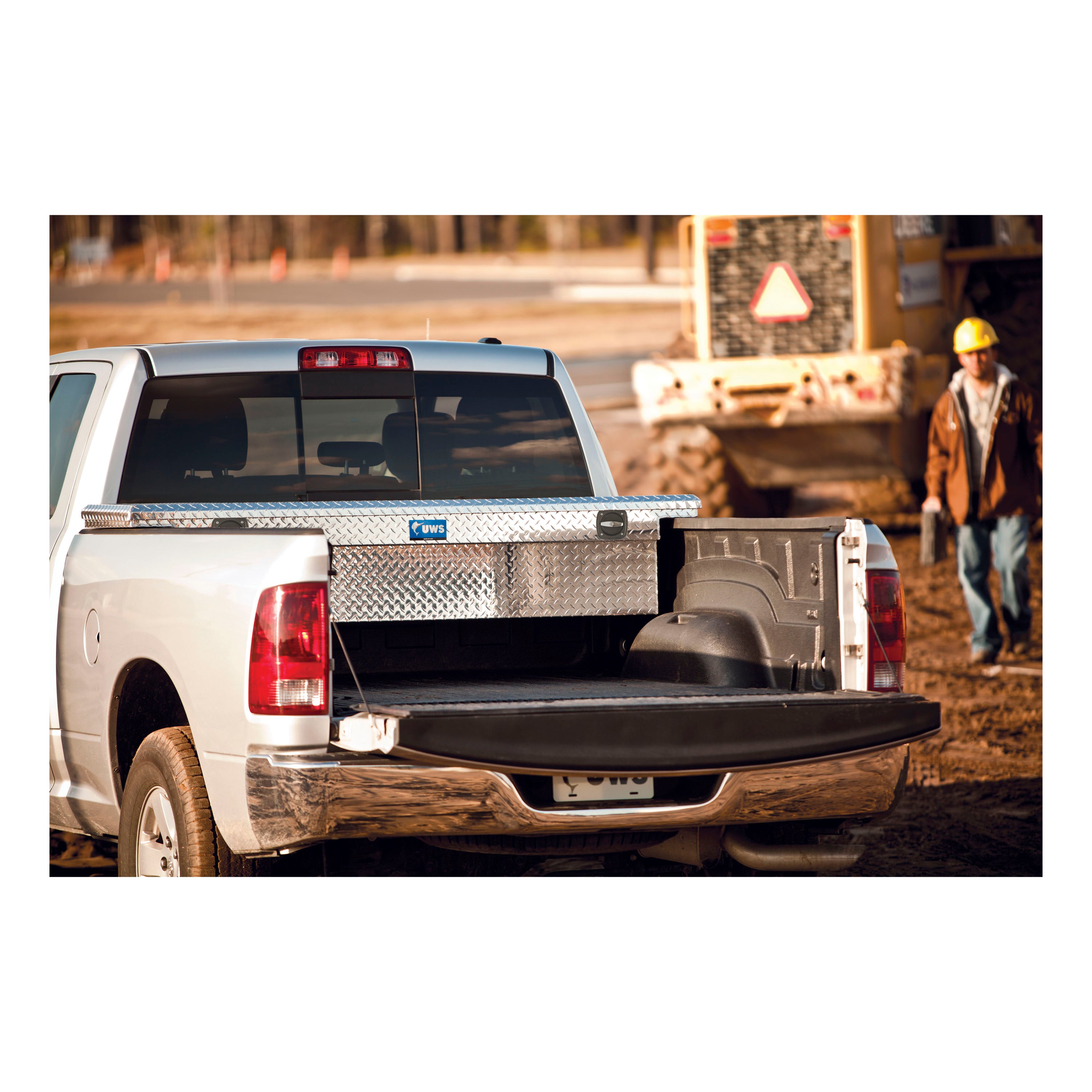 UWS SL-72-LP Bright Aluminum 72" Secure Lock Truck Tool Box, Low Profile (LTL Shipping Only)