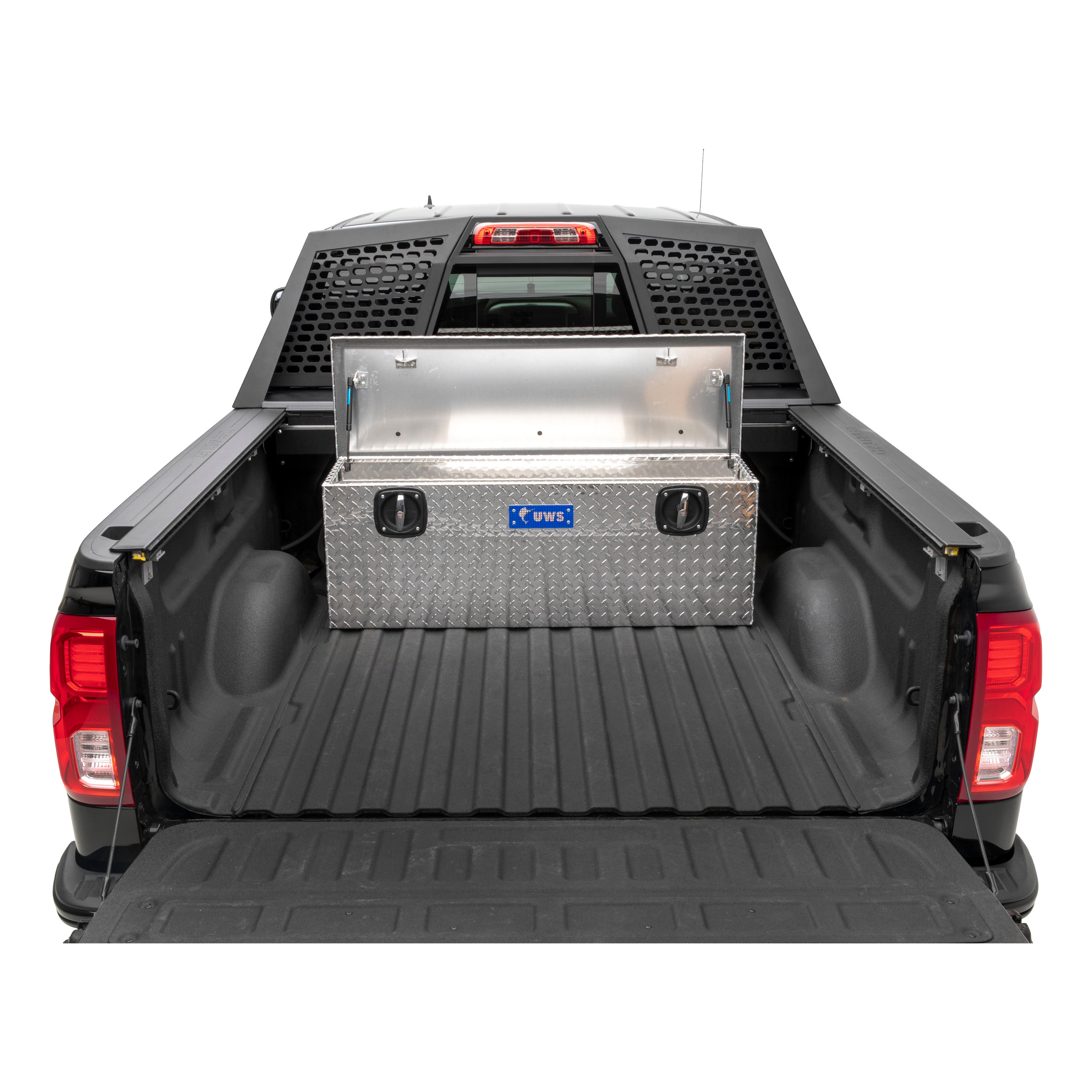 UWS SLC-48 Bright Aluminum Secure Lock 48" Under Tonneau Chest Box (LTL Shipping Only)