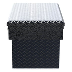 UWS SLD-69-A-LP-BLK Gloss Black Aluminum 69" Deep Angled Secure Lock Truck Tool Box with Low Profile