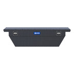 UWS SLD-69-A-LP-MB Matte Black Aluminum 69" Deep Angled Secure Lock Truck Tool Box with Low Profile