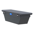 UWS SLD-69-A-LP-MB Matte Black Aluminum 69" Deep Angled Secure Lock Truck Tool Box with Low Profile