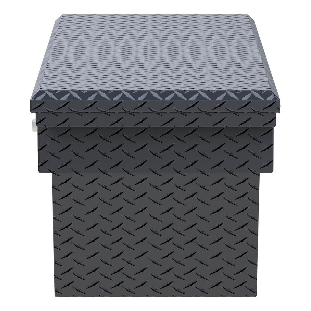 UWS SLD-69-A-LP-MB Matte Black Aluminum 69" Deep Angled Secure Lock Truck Tool Box with Low Profile