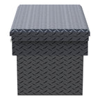 UWS SLD-69-A-LP-MB Matte Black Aluminum 69" Deep Angled Secure Lock Truck Tool Box with Low Profile