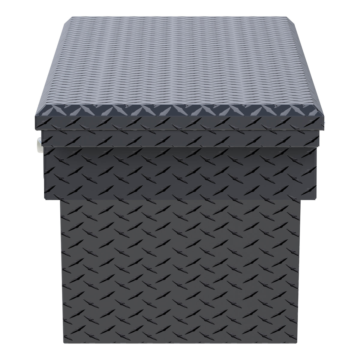 UWS SLD-69-A-LP-MB Matte Black Aluminum 69" Deep Angled Secure Lock Truck Tool Box with Low Profile