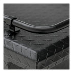 UWS SLD69-A-LP-MB-R Matte Black Aluminum 69" Deep Angled Secure Lock Tool Box, Low Profile, Rail