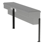 UWS SM-LEGS-BLK Replacement Black Aluminum Truck Side Tool Box Legs, 1 Pair