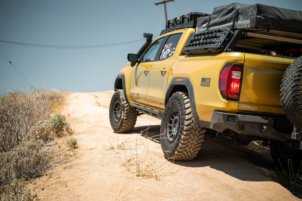 2023 2025 Chevy Colorado & GMC Canyon Rock Sliders DV8 Offroad