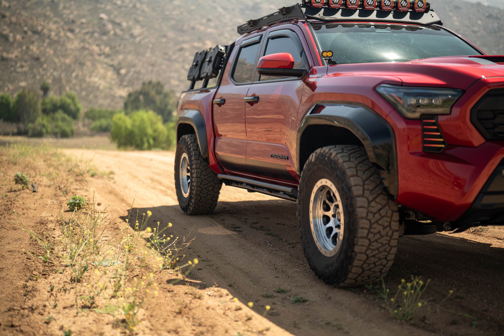 2024 2025 Toyota Tacoma Double Cab Rock Sliders DV8 Offroad