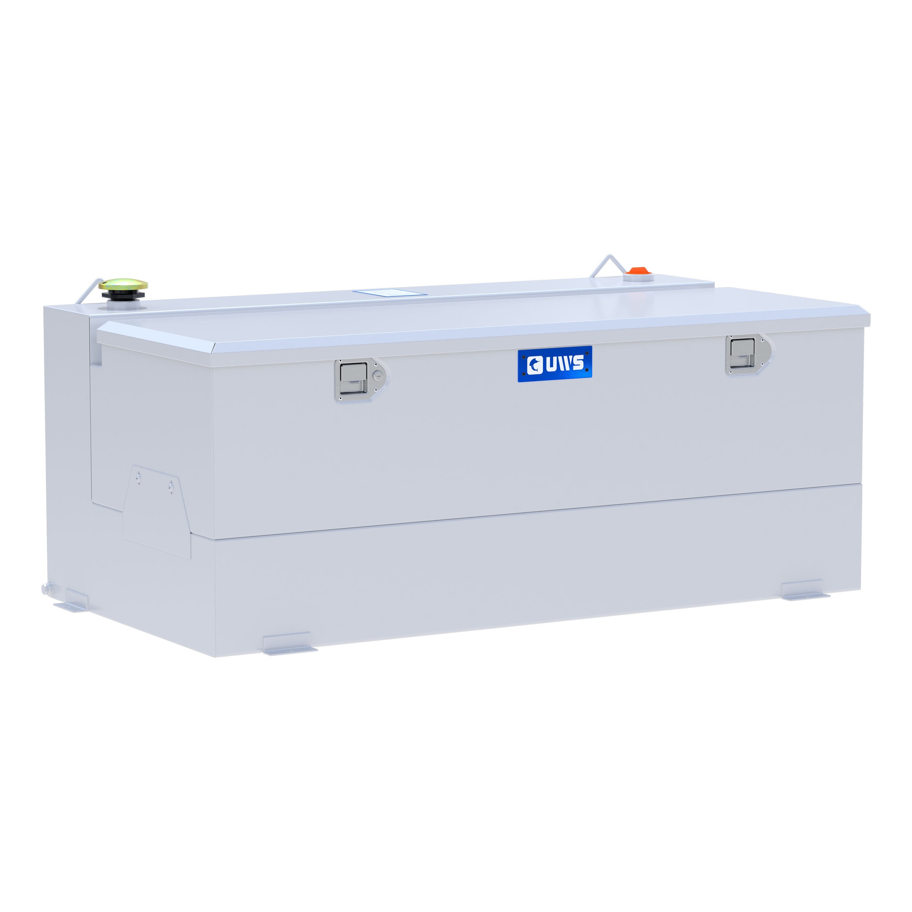 UWS ST-100-COMBO-W White 100-Gallon Steel-Aluminum Combo Transfer Tank
