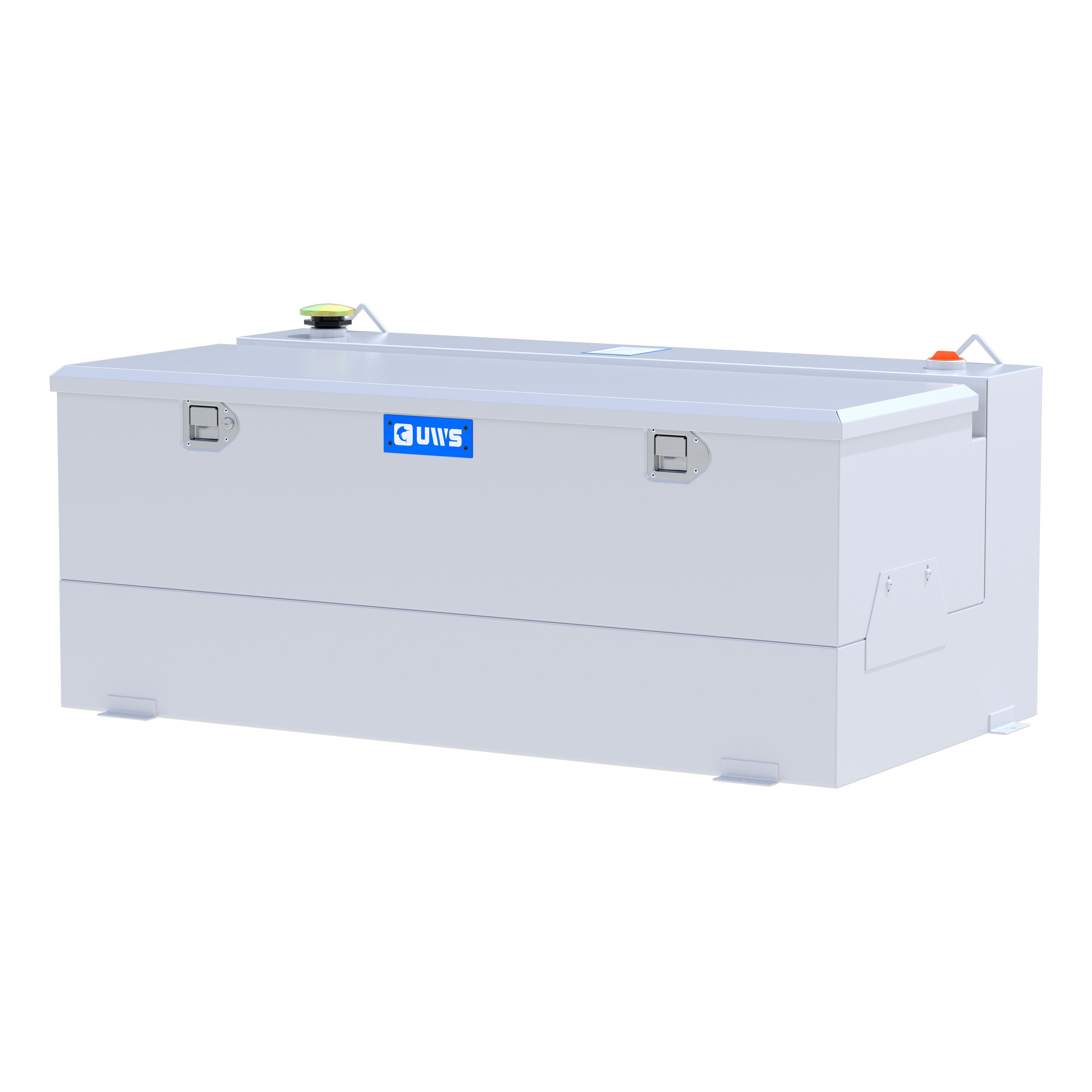 UWS ST-100-COMBO-W White 100-Gallon Steel-Aluminum Combo Transfer Tank