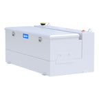 UWS ST-100-COMBO-W White 100-Gallon Steel-Aluminum Combo Transfer Tank