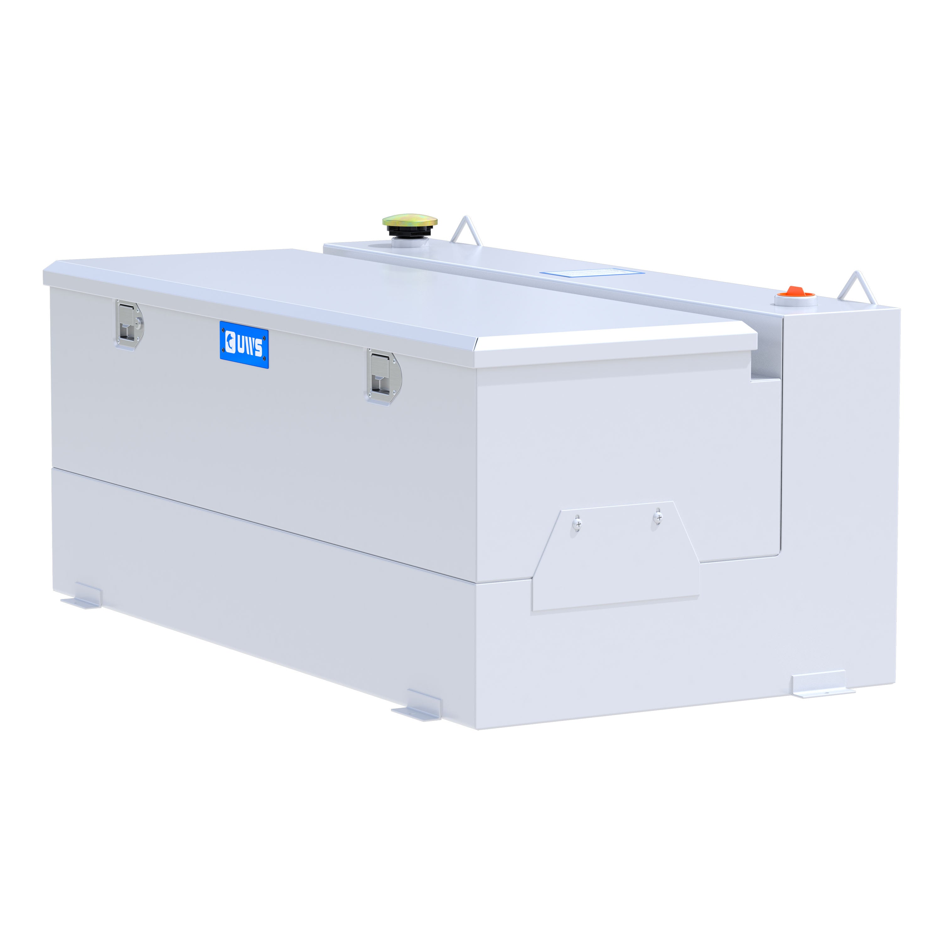 UWS ST-100-COMBO-W White 100-Gallon Steel-Aluminum Combo Transfer Tank