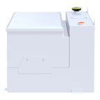 UWS ST-100-COMBO-W White 100-Gallon Steel-Aluminum Combo Transfer Tank