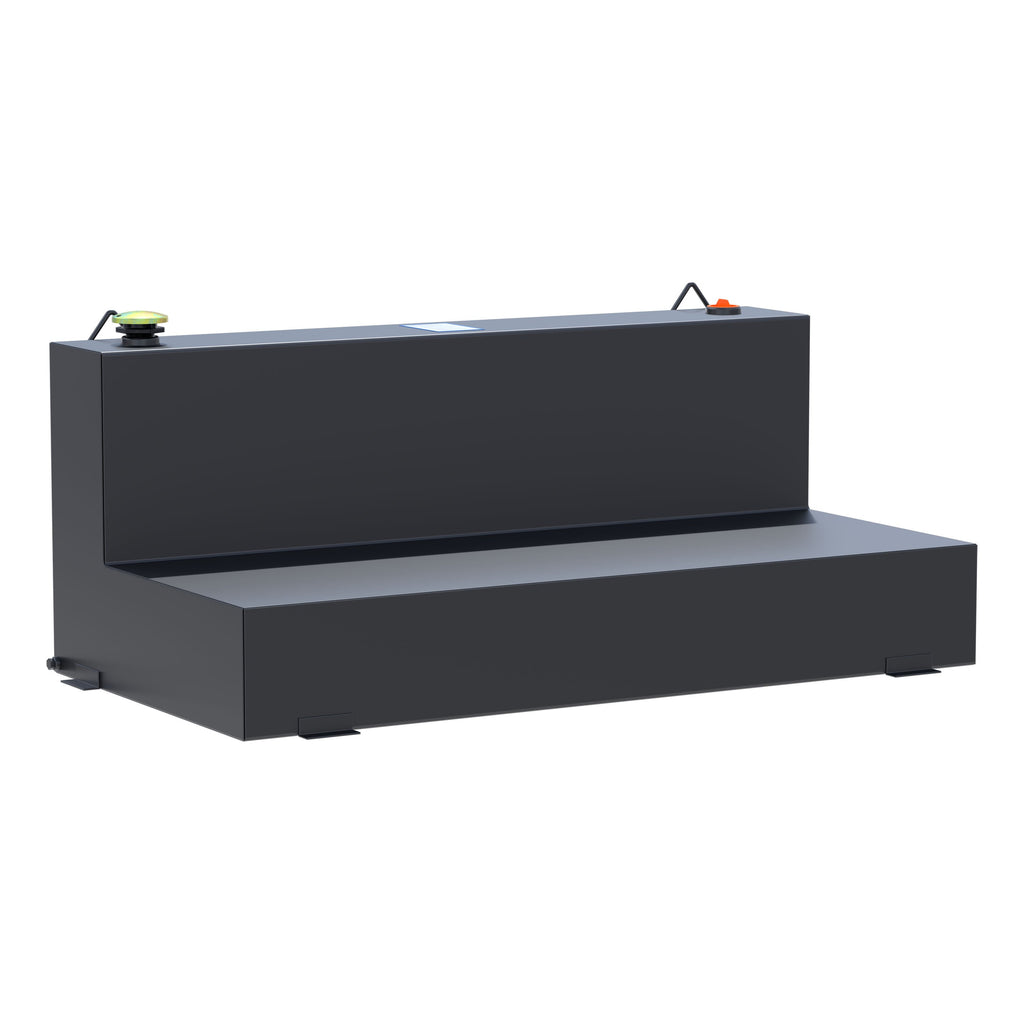 UWS ST-100-L-MB Matte Black 100-Gallon L-Shape Steel Transfer Tank