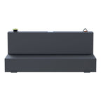 UWS ST-100-L-MB Matte Black 100-Gallon L-Shape Steel Transfer Tank