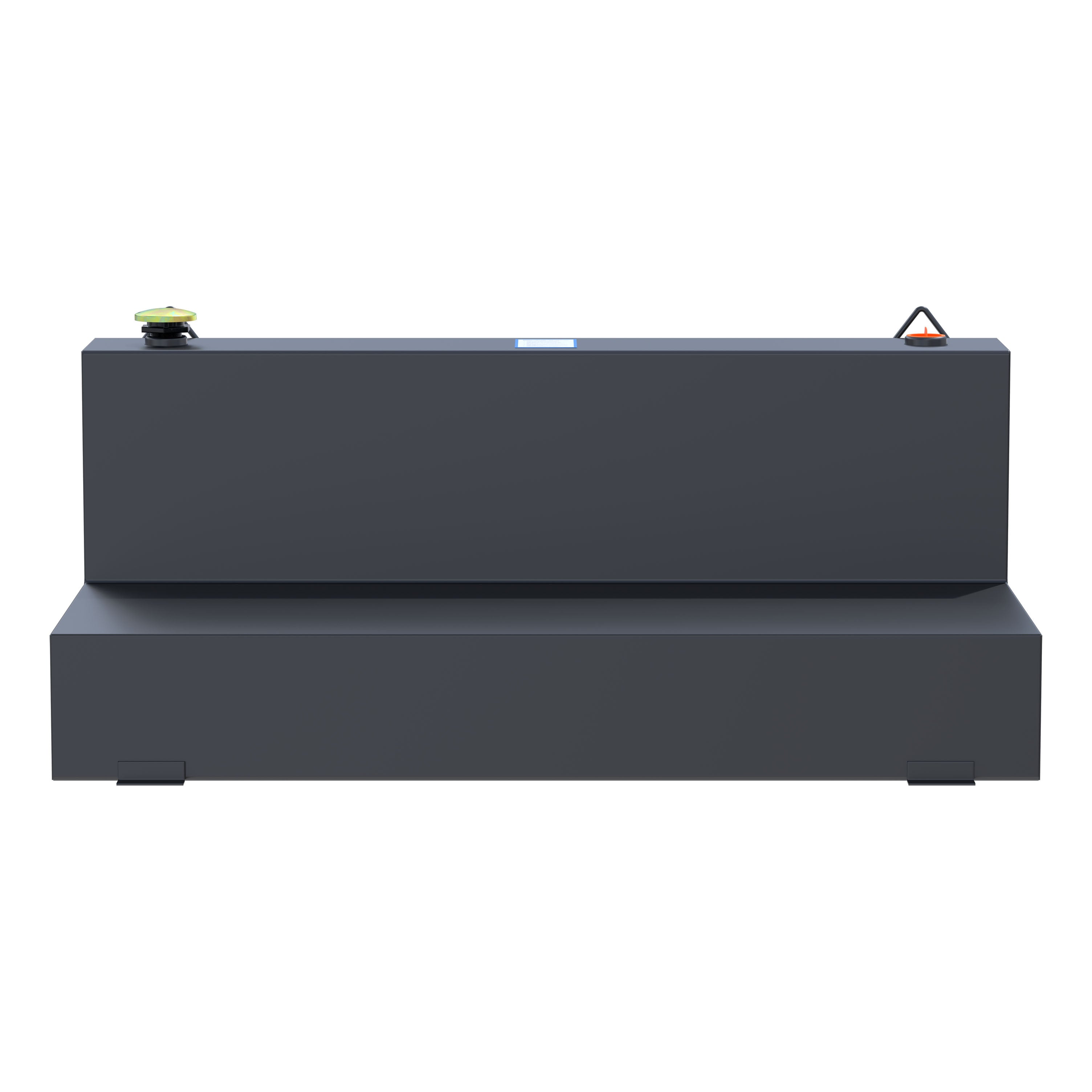 UWS ST-100-L-MB Matte Black 100-Gallon L-Shape Steel Transfer Tank