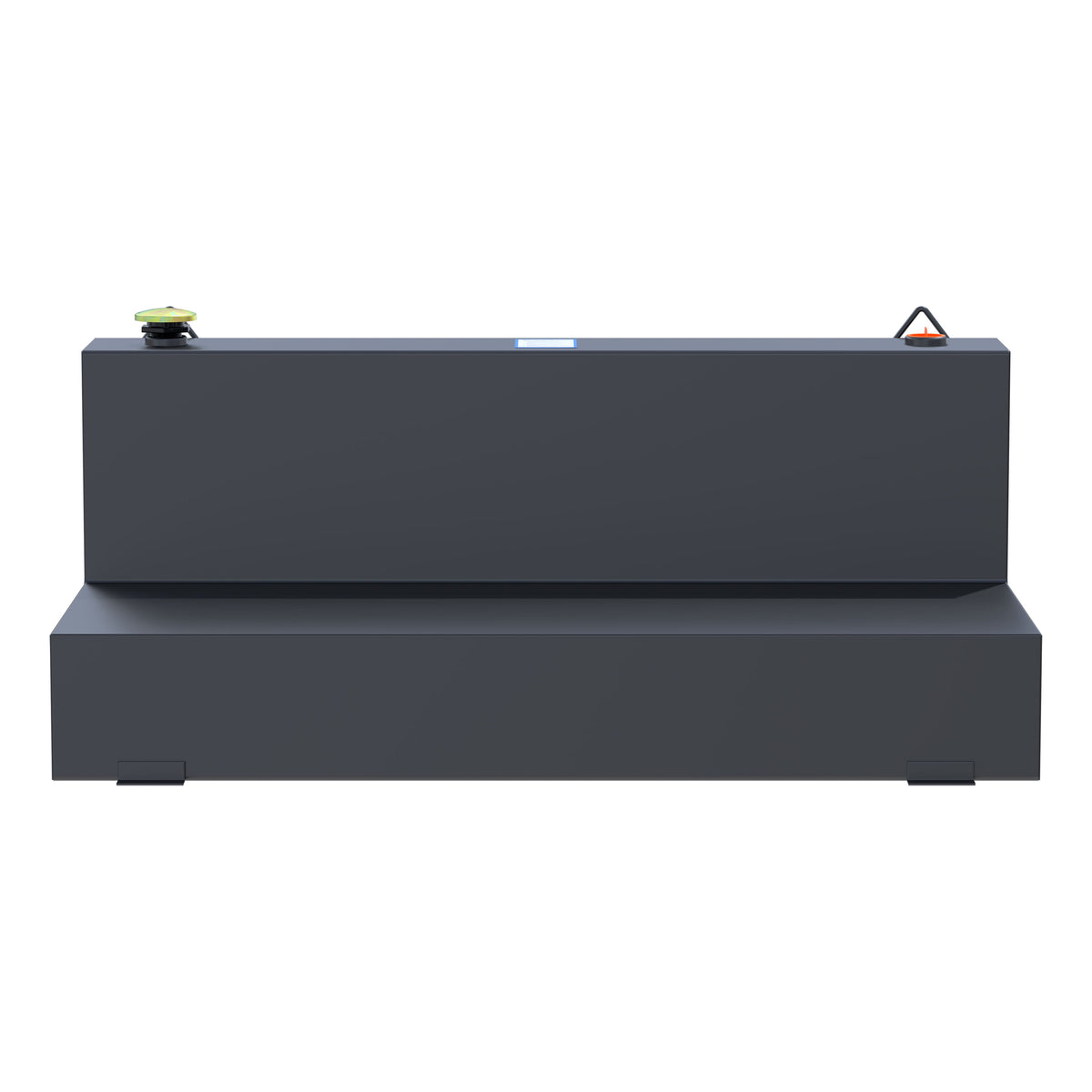 UWS ST-100-L-MB Matte Black 100-Gallon L-Shape Steel Transfer Tank