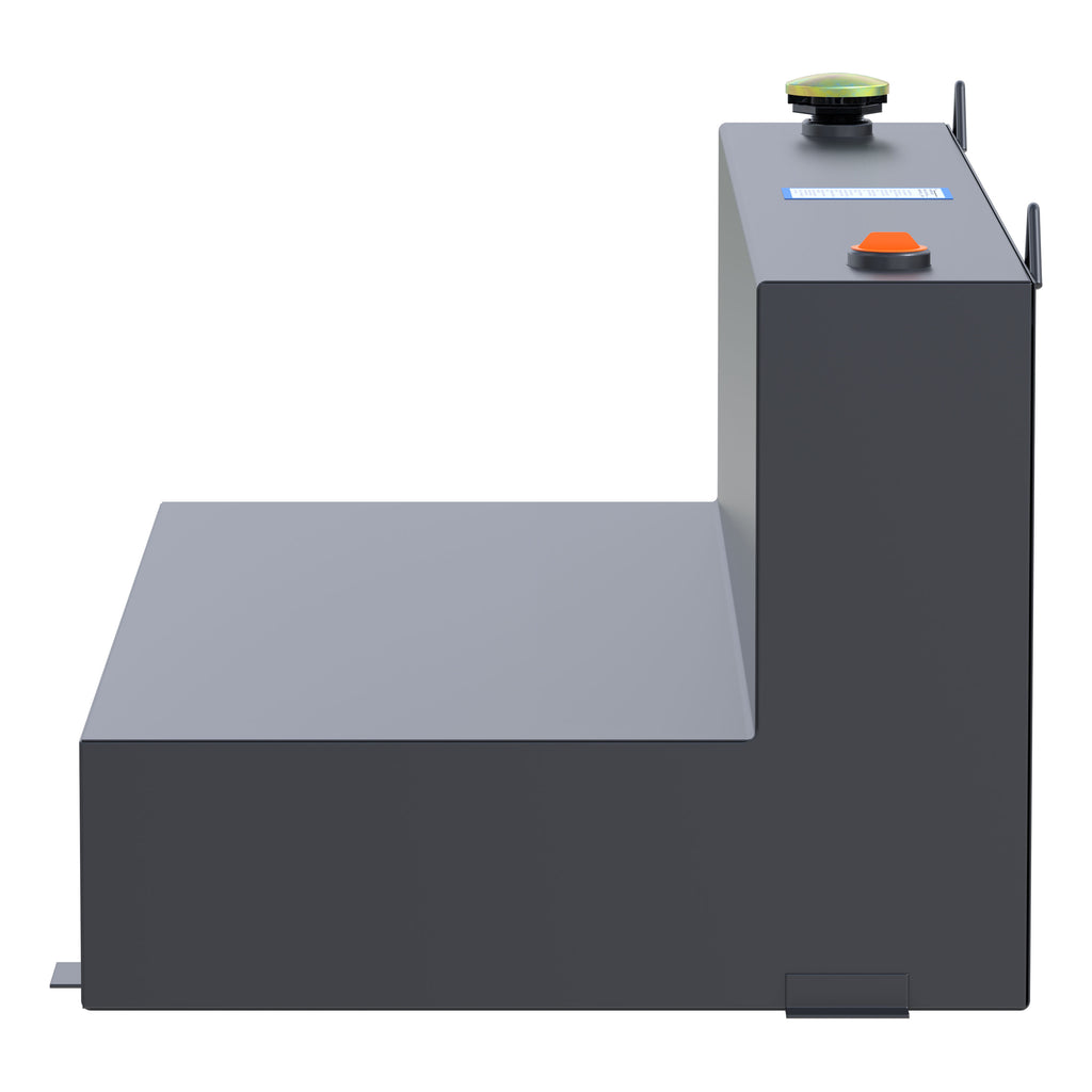 UWS ST-100-L-MB Matte Black 100-Gallon L-Shape Steel Transfer Tank