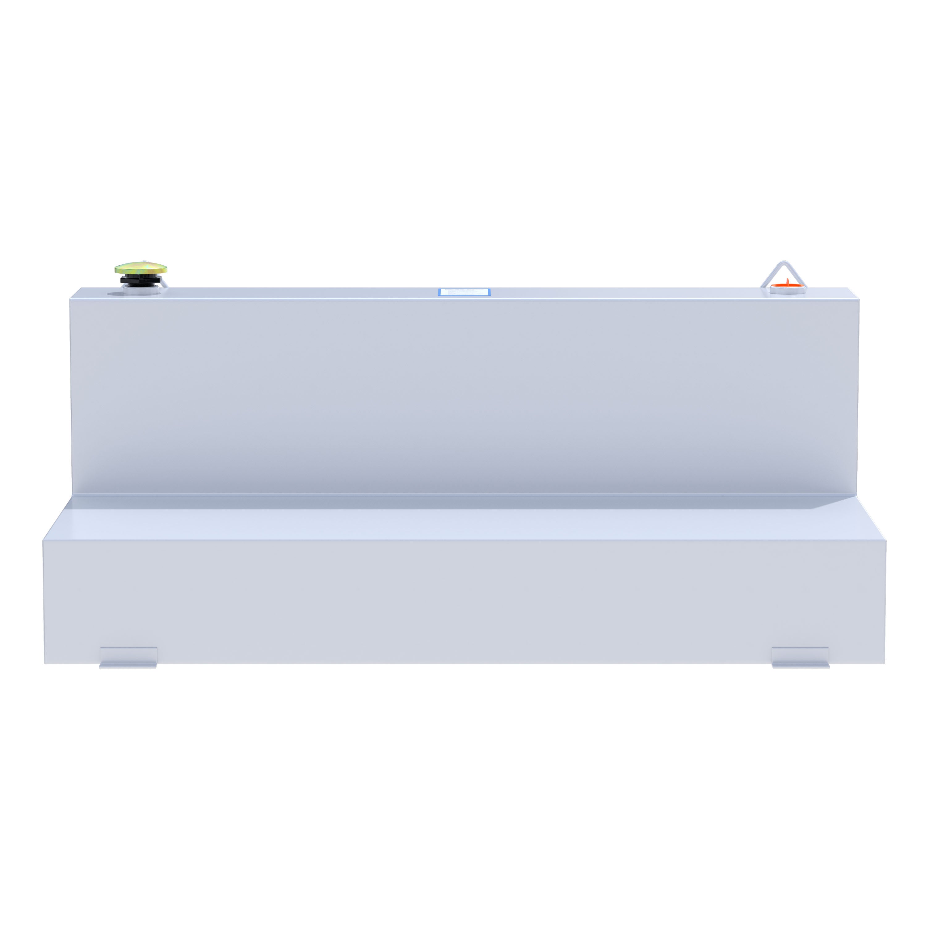 UWS ST-100-L-W White 100-Gallon L-Shape Steel Transfer Tank