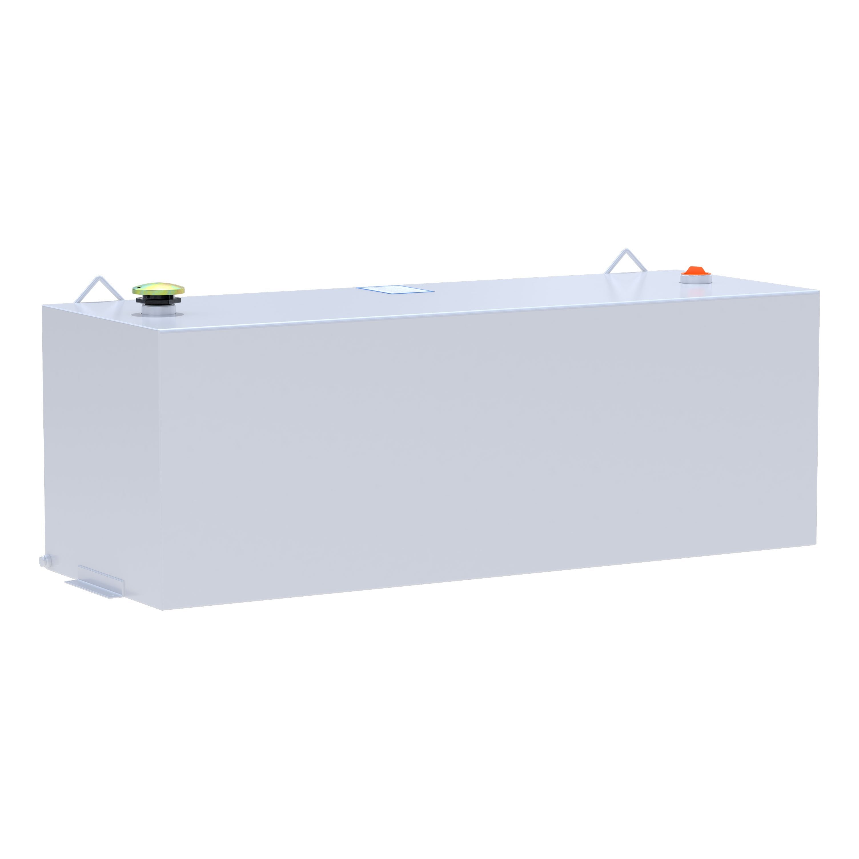 UWS ST-100-RT-W White 100-Gallon Rectangle Steel Transfer Tank