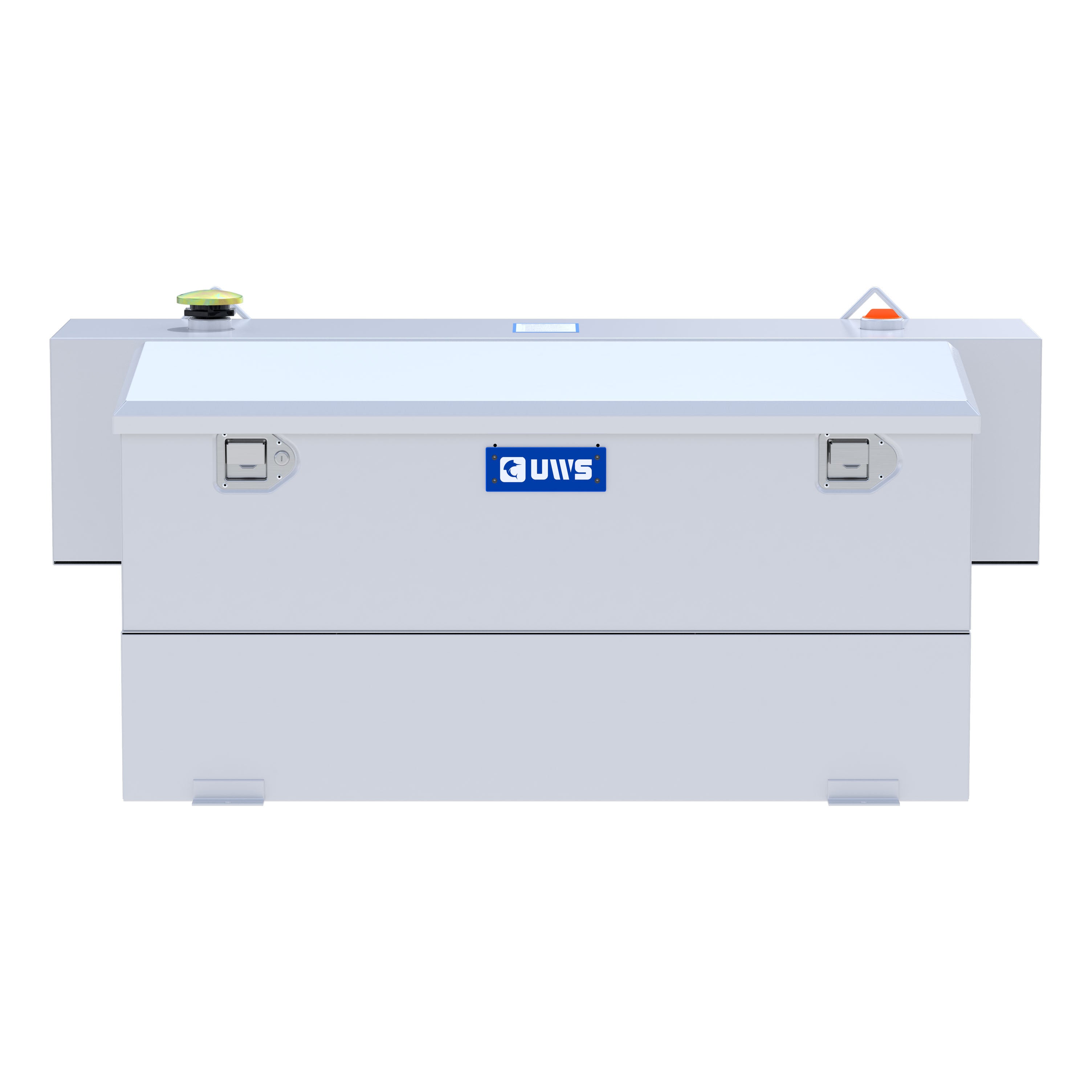 UWS ST-100HH-CB-W White Hammerhead-Style 100-Gallon Steel-Aluminum Combo Transfer Tank