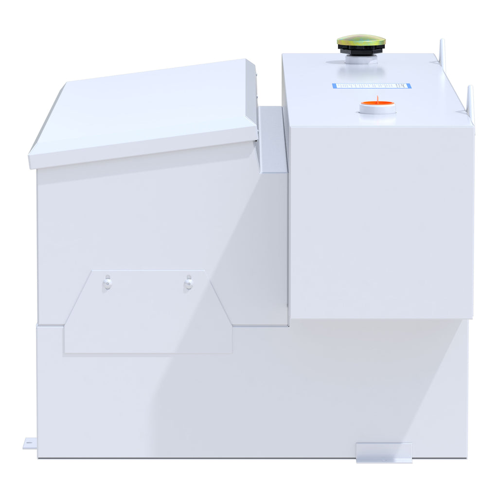 UWS ST-100HH-CB-W White Hammerhead-Style 100-Gallon Steel-Aluminum Combo Transfer Tank