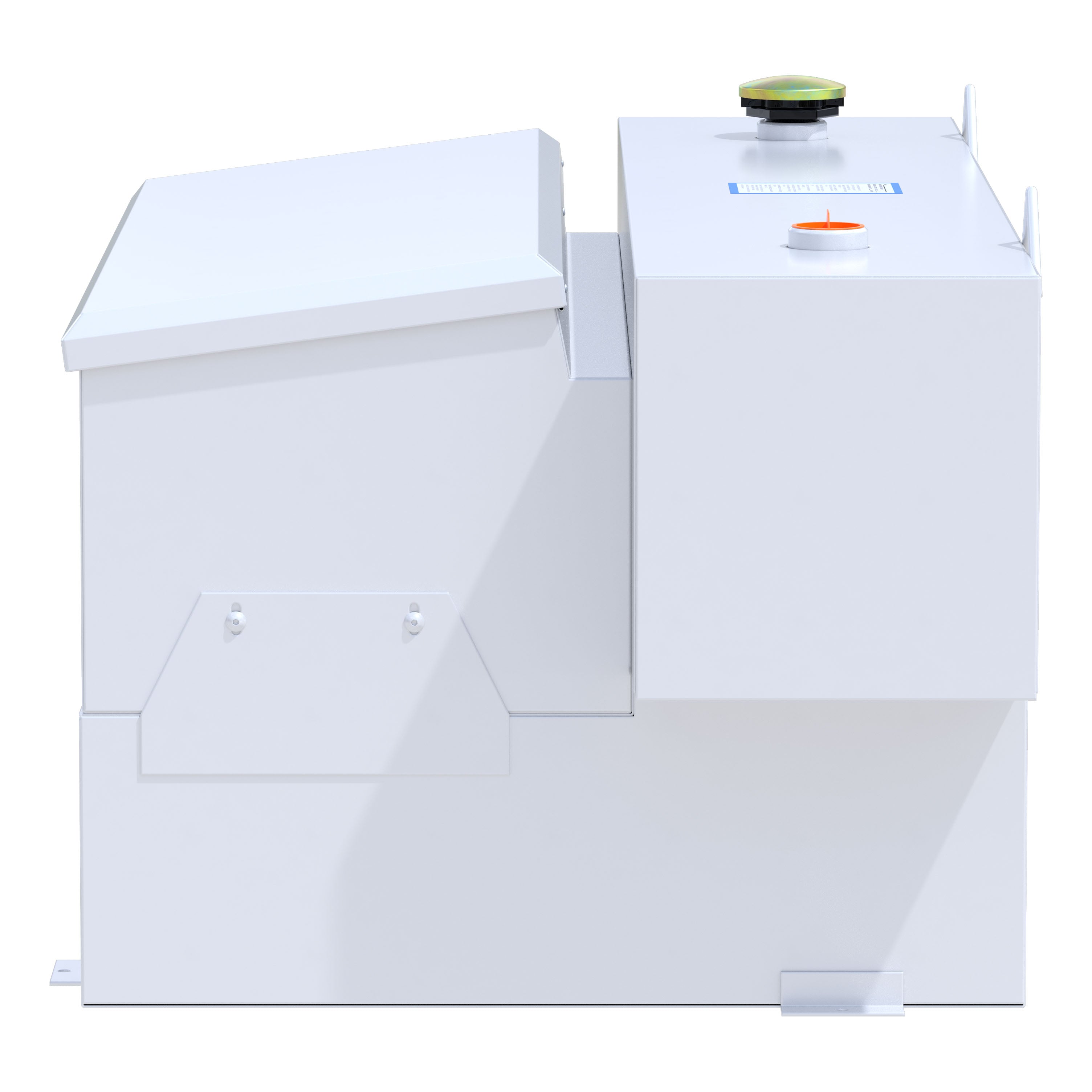 UWS ST-100HH-CB-W White Hammerhead-Style 100-Gallon Steel-Aluminum Combo Transfer Tank