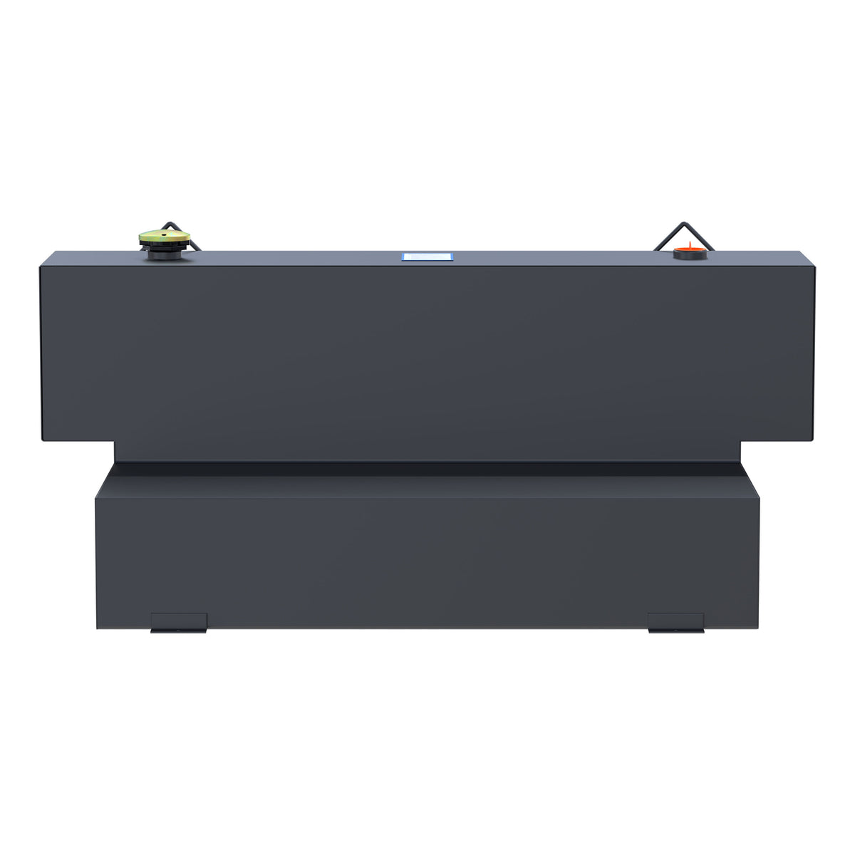 UWS ST-100HH-MB Matte Black Hammerhead-Style 100-Gallon L-Shape Steel Transfer Tank