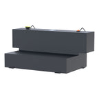 UWS ST-100HH-MB Matte Black Hammerhead-Style 100-Gallon L-Shape Steel Transfer Tank