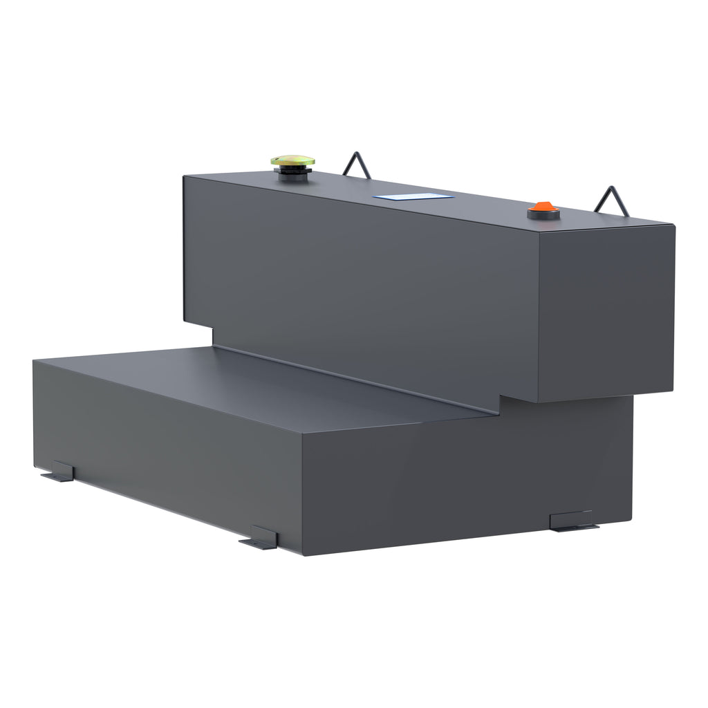 UWS ST-100HH-MB Matte Black Hammerhead-Style 100-Gallon L-Shape Steel Transfer Tank