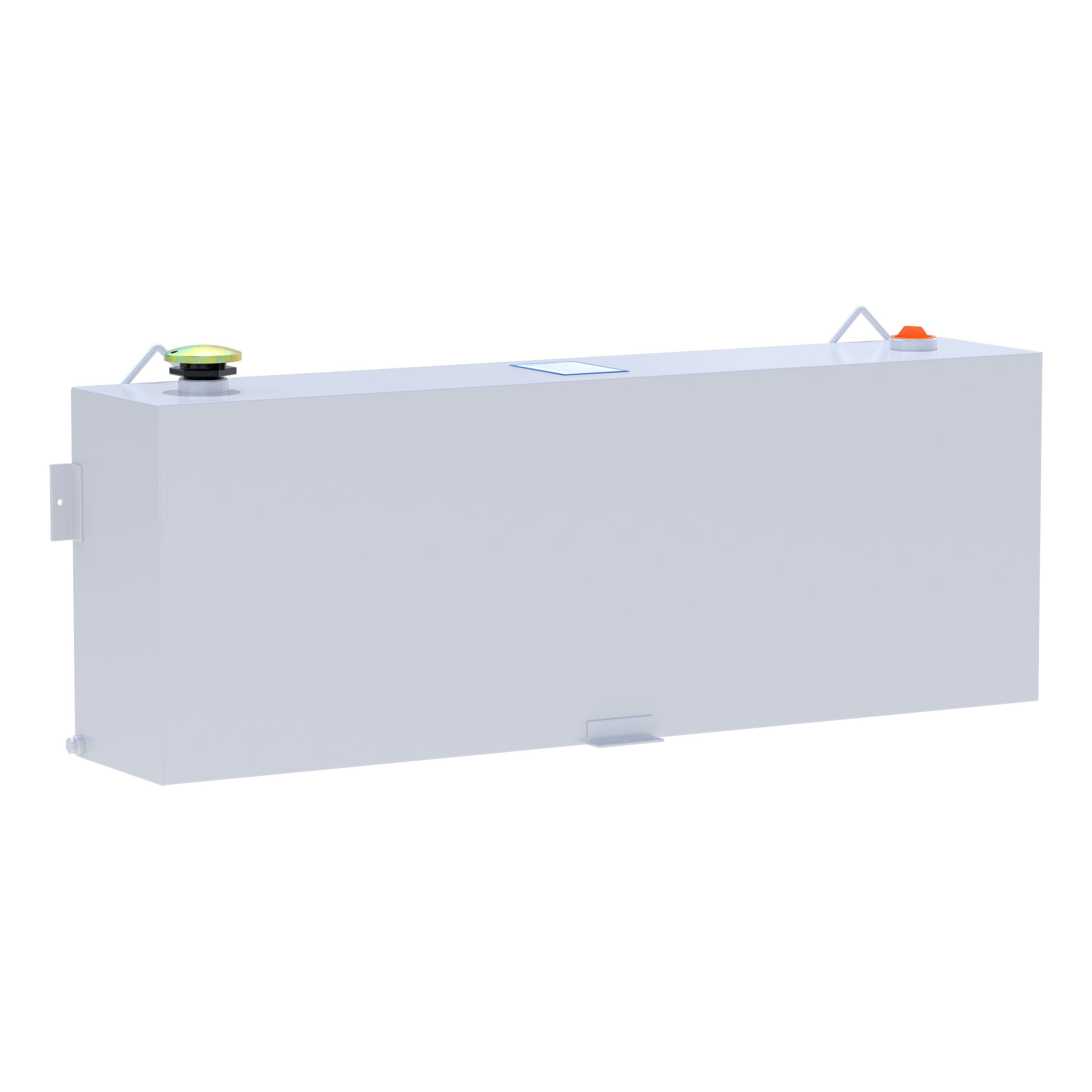 UWS ST-45-R-W White 45-Gallon Rectangle Steel Transfer Tank