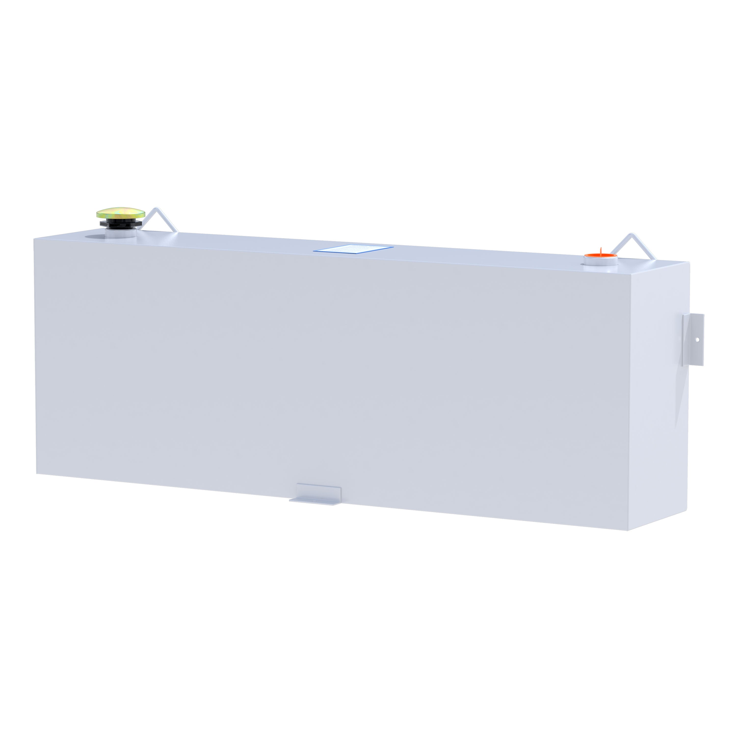 UWS ST-45-R-W White 45-Gallon Rectangle Steel Transfer Tank